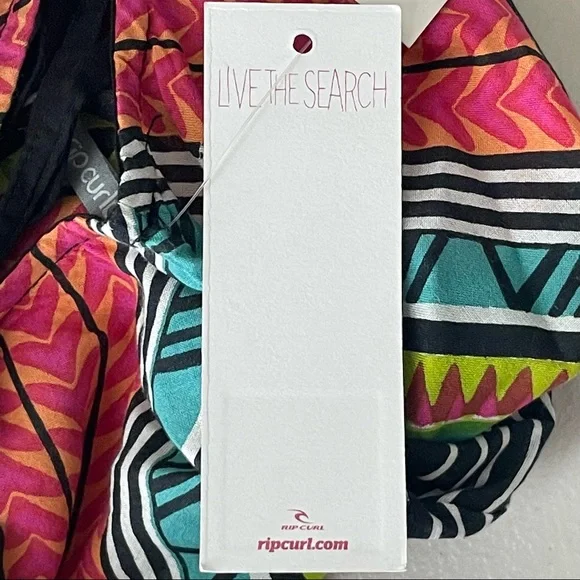 RIPCURL TIKI GODDESS TANK TOP BLACK STRAPPY BACK EXTRA SMALL - Picture 4 of 10